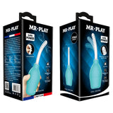 MR PLAY Anal Douche - Aqua/White - 310 ml Capacity - HEALTH CARE - Naughty by Nature Adult Store