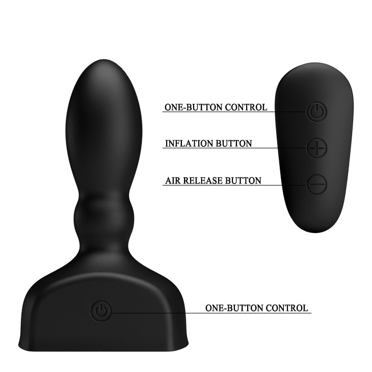 MR PLAY Inflatable Anal Plug - Inflatable with Wireless Remote - Naughty by Nature Adult Store