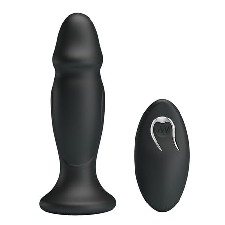 MR PLAY Powerful Vibrating Anal Plug with Remote 2.4cm - Naughty by Nature Adult Store