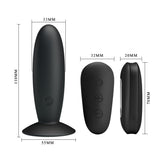 MR PLAY Remote Control Vibrating Anal Plug with Wireless Remote - Naughty by Nature Adult Store