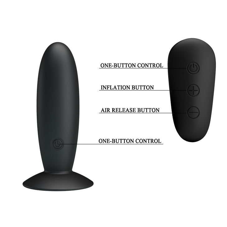 MR PLAY Remote Control Vibrating Anal Plug with Wireless Remote - Naughty by Nature Adult Store