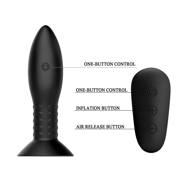 MR PLAY Rotation Beads Anal Plug - Beaded with Wireless Remote - Naughty by Nature Adult Store