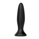 MR PLAY Vibrating Anal Plug - Black 12.8 cm - Naughty by Nature Adult Store