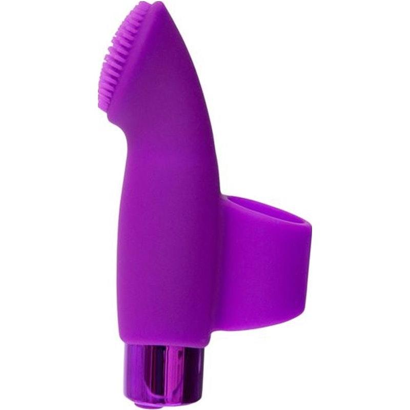 Naughty Nubbies Finger Vibe w Mini Powerbullet Purple - Adult Toys