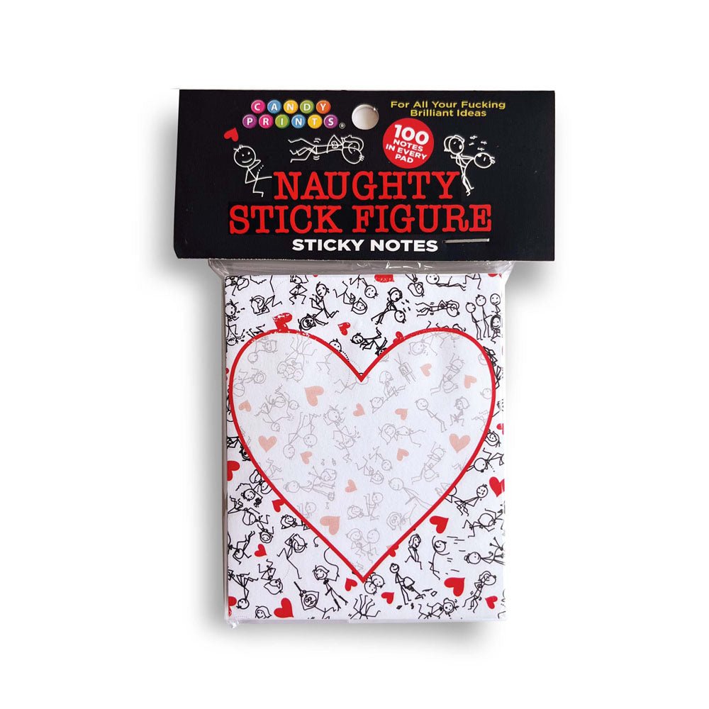 Naughty Stick Figure Sticky Notes - 100 Pack - Naughty by Nature Adult Store