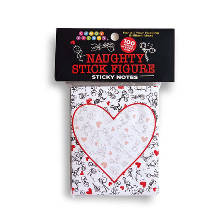 Naughty Stick Figure Sticky Notes - 100 Pack - Naughty by Nature Adult Store
