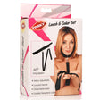Neoprene Collar And Leash Set Black - Adult Toys - Naughty by Nature Adult Store