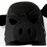 Neoprene Pig Mask Black - Adult Toys