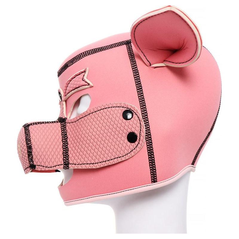 Neoprene Pig Mask Pink - Adult Toys