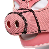 Neoprene Pig Mask Pink - Adult Toys