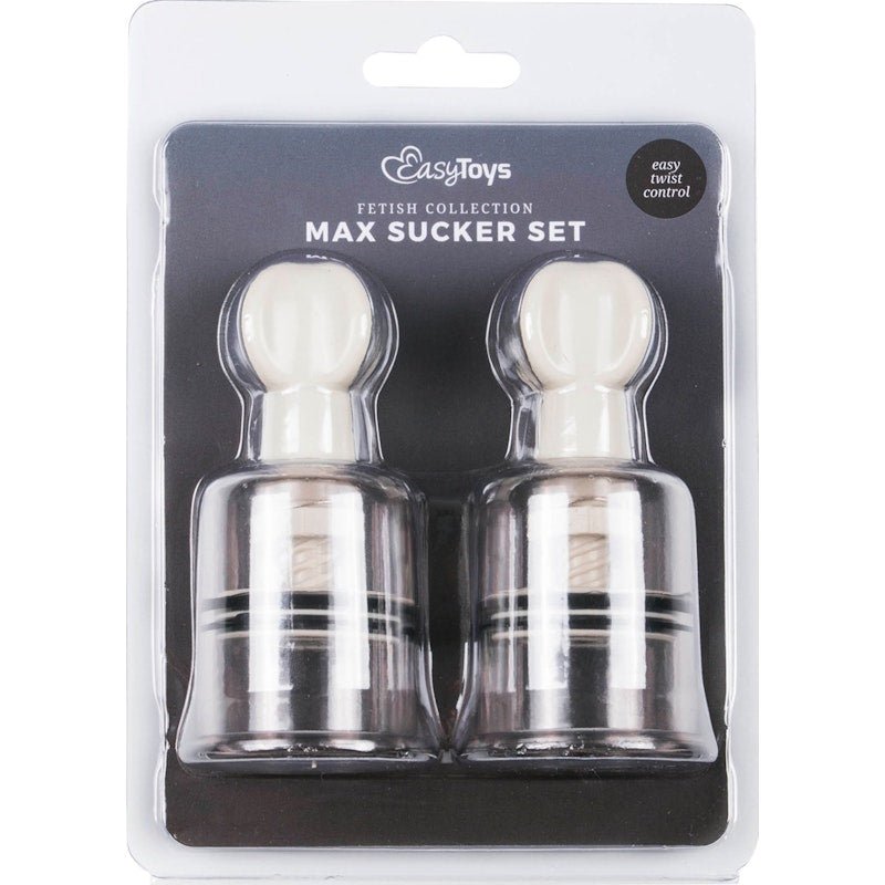 Nipple and Clit Suckers Large 2 Pc - Adult Toys