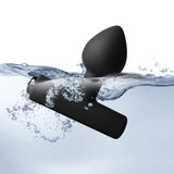 Nova Solaris Tapered Butt Plug Vibrator Black - Adult Toys