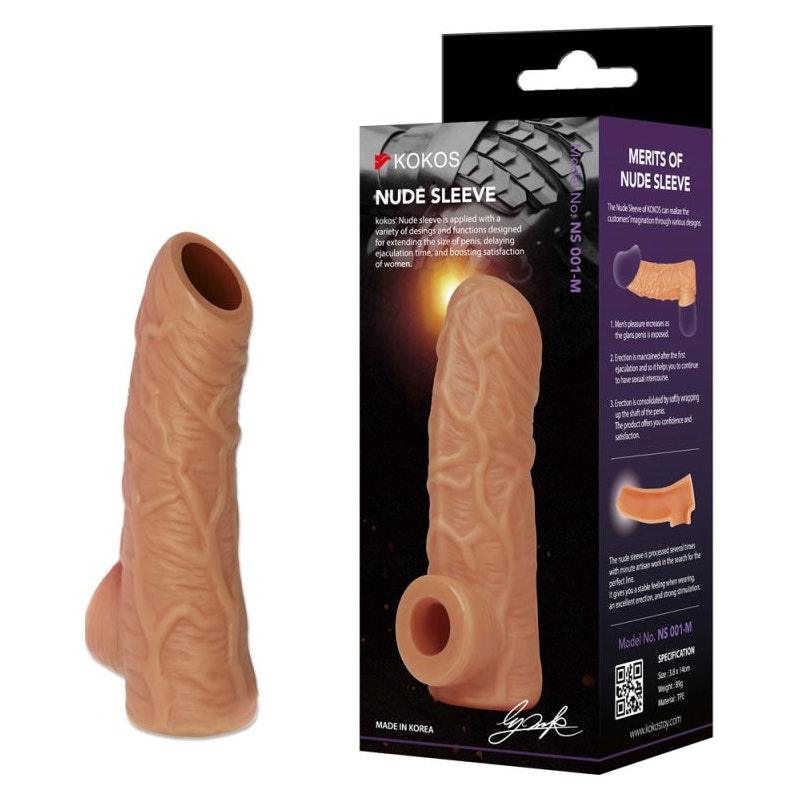 Nude Sleeve 1 Small - Naughty by Nature Adult Store