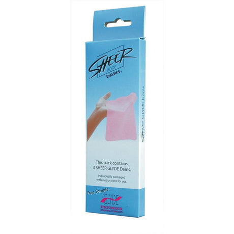 Oral Sheer Dam 3 Pc Creme Vanilla - Adult Toys