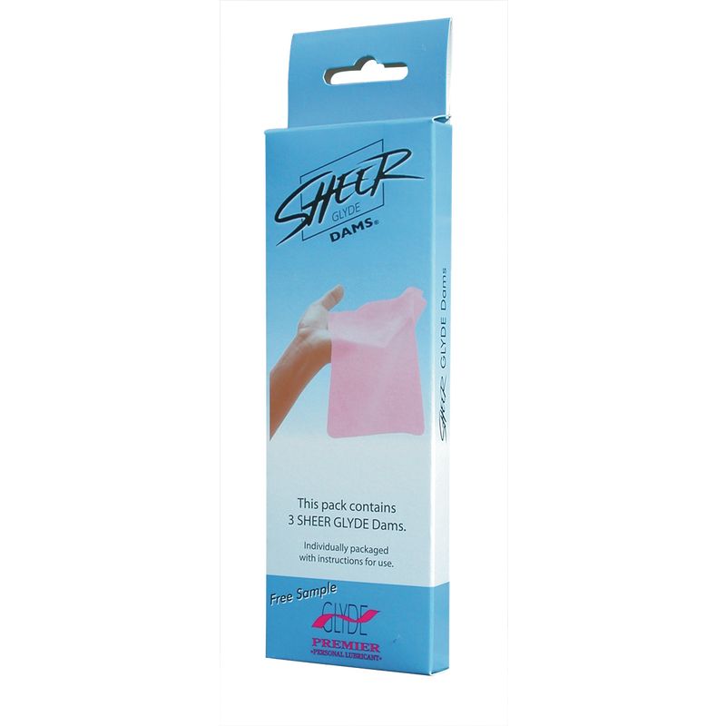 Oral Sheer Dam 3 Pc Creme Vanilla - Adult Toys