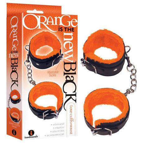 Orange Is The New Black - Love Cuffs - Wrist - Black Fluffy Wrist Restraints - BONDAGE - TOYS