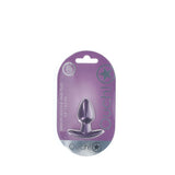 OUCH! Anal Plug - Metallic Purple 6.5 cm Small Butt Plug - ANAL TOYS