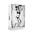 OUCH! Black & White Bed Bindings Restraint System - Black Restraints - BONDAGE - TOYS