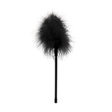 OUCH! Black & White Feather Tickler - Black - BONDAGE - TOYS