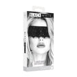 OUCH! Black & White Lace Mask With Elastic Straps - Black Eye Restraint - BONDAGE - TOYS