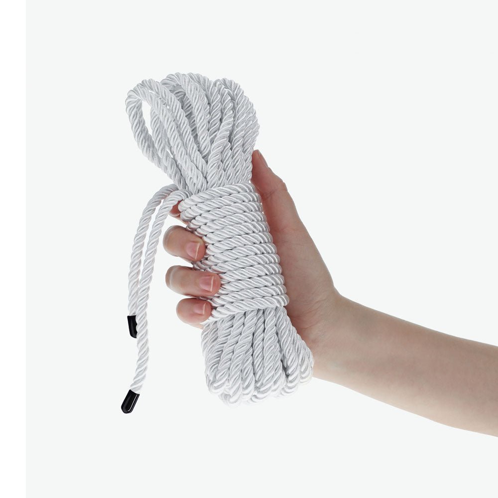 OUCH! Bondage Rope - 10 M Silver - BONDAGE - TOYS