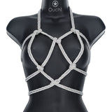 OUCH! Bondage Rope - 10 M Silver - BONDAGE - TOYS