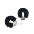 OUCH! Classic Fluffy Cuffs - Black - BONDAGE - TOYS