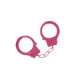 OUCH! Classic Metal Cuffs - Pink - BONDAGE - TOYS
