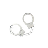 OUCH! Classic Metal Cuffs - Silver - BONDAGE - TOYS