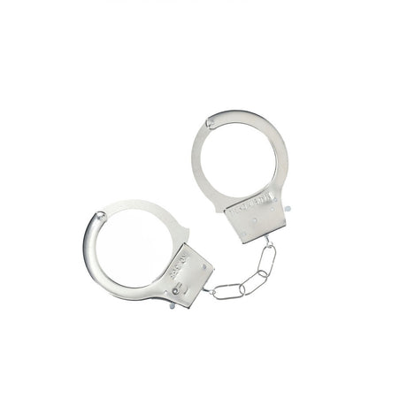 OUCH! Classic Metal Cuffs - Silver - BONDAGE - TOYS