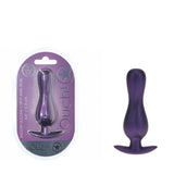 OUCH! Curvy Anal Plug - Metallic Purple - ANAL TOYS