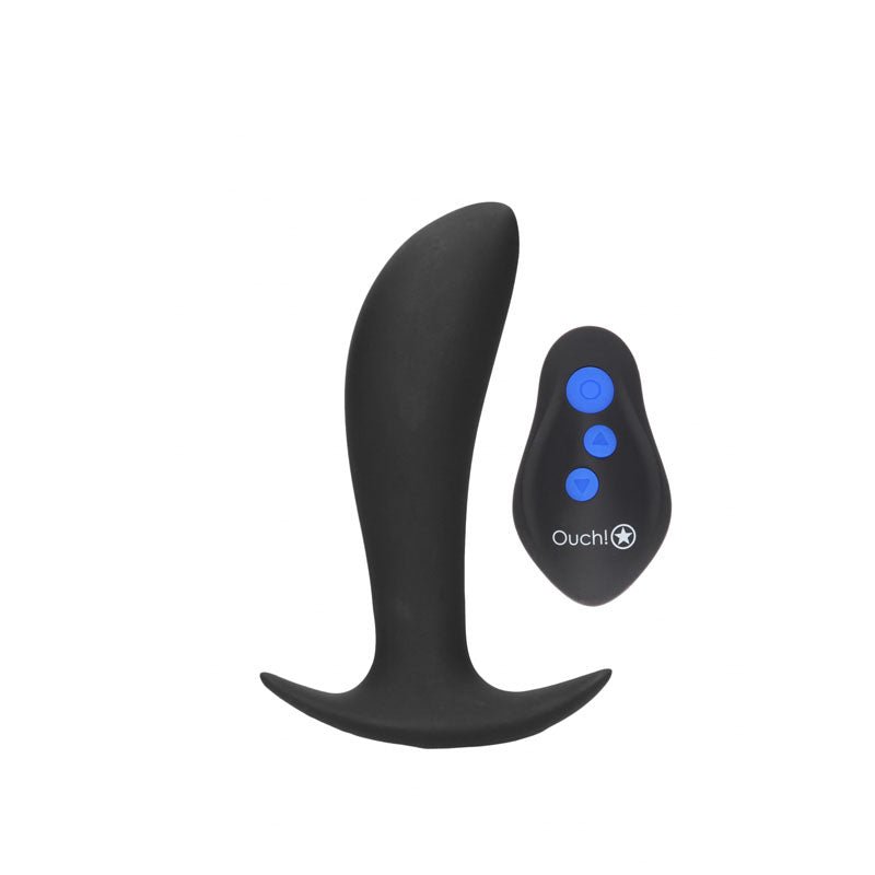 OUCH! e - Stim & Vibrating Butt Plug with Wireless Remote - Naughty by Nature Adult Store
