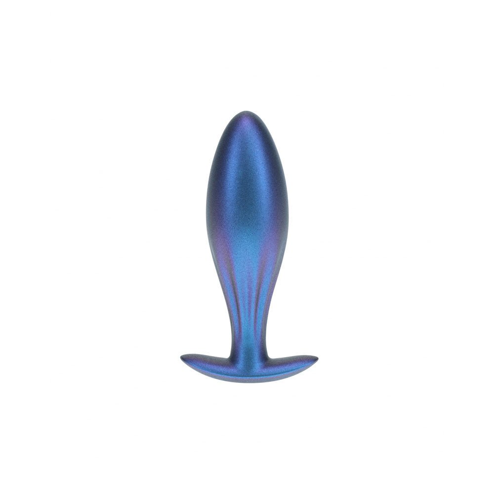 OUCH! Oval Anal Plug - Metallic Blue - ANAL TOYS
