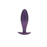 OUCH! Oval Anal Plug - Metallic Purple - ANAL TOYS