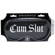 Ouch Satin Eye Mask Black Printed Design for Sleep and Pleasure - BONDAGE - TOYS
