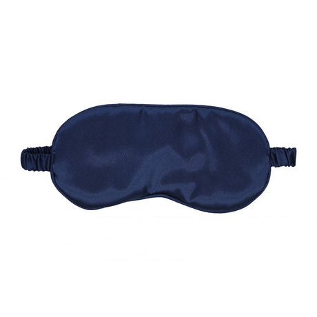 Ouch Satin Eye Mask Navy Blue Sleep Mask - BONDAGE - TOYS