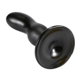 Oval Head Butt Plug Black - Adult Toys
