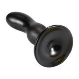 Oval Head Butt Plug Black - Adult Toys