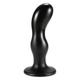 Oval Head Butt Plug Black - Adult Toys