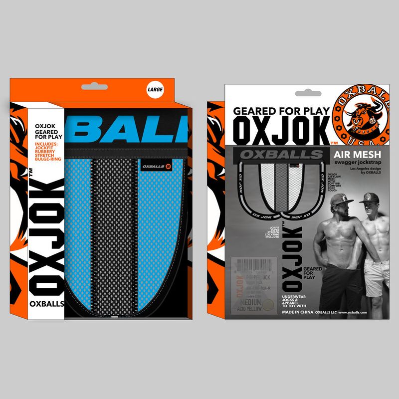 Oxballs Airmesh Swagger Jockstrap Sky Blue - Naughty by Nature Adult Store