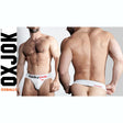 Oxballs Hunker Slider Strap Jock White Snow - Naughty by Nature Adult Store