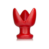 OxBalls Rosebud 1 Silicone Anal Buttplug – Red Platinum Silicone - Adult Toys