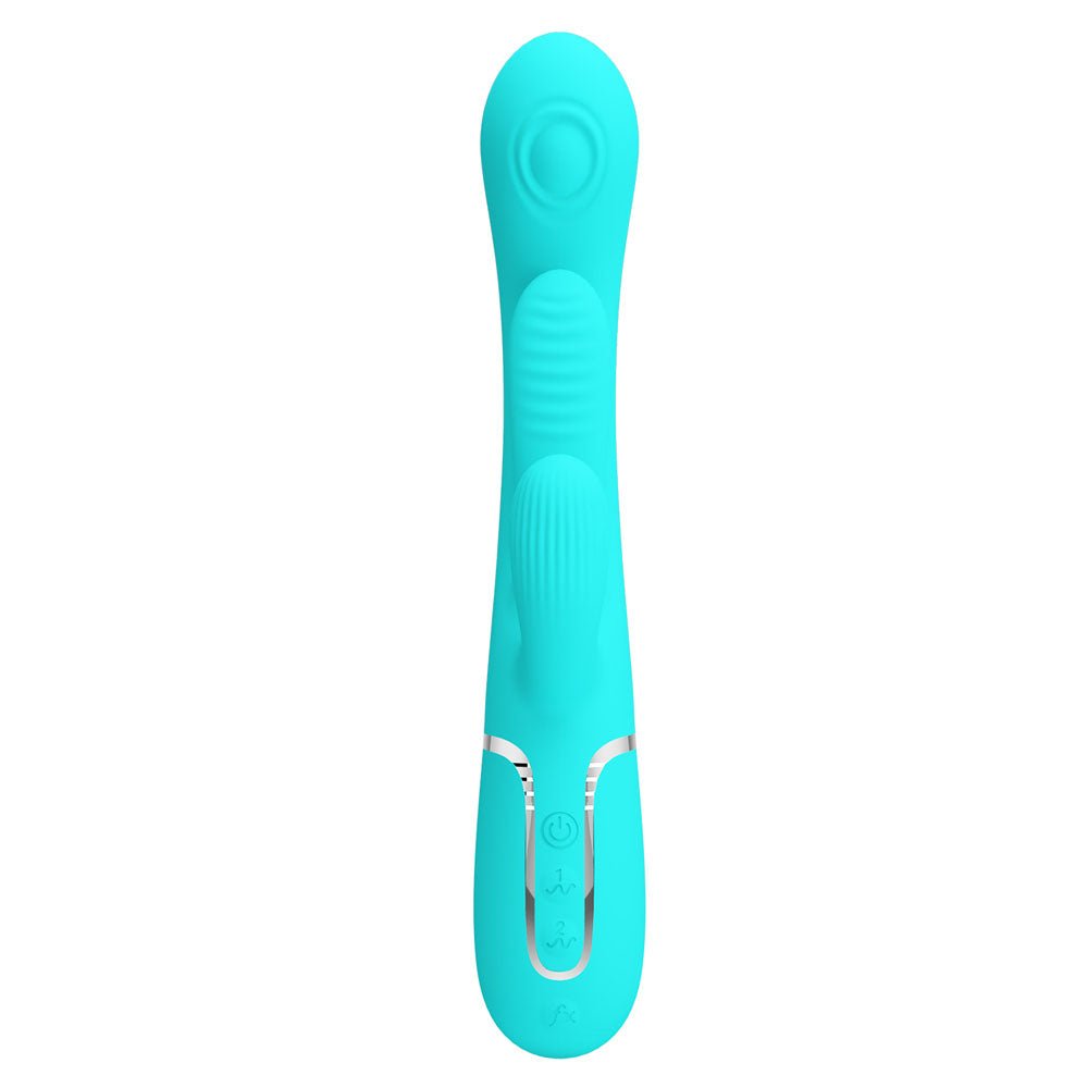 Party Up ANDY Multi Function Vibrator - Teal - Naughty by Nature Adult Store