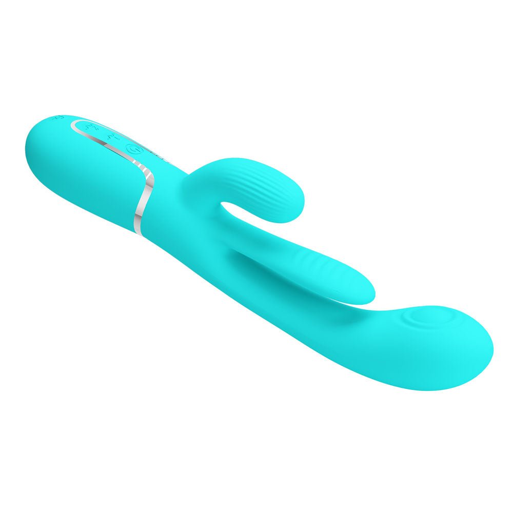 Party Up ANDY Multi Function Vibrator - Teal - Naughty by Nature Adult Store