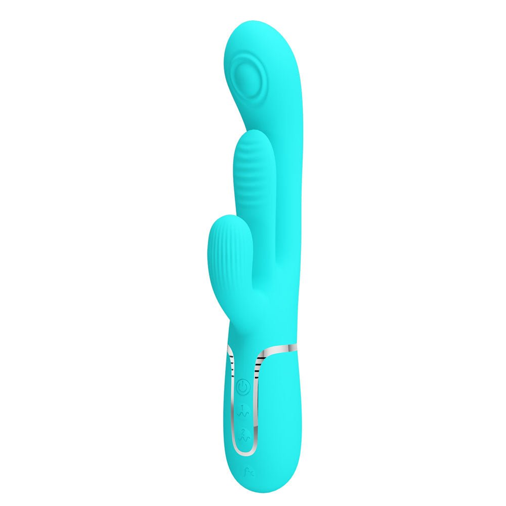 Party Up ANDY Multi Function Vibrator - Teal - Naughty by Nature Adult Store