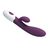 Party Up BEN Classic Vibe – Purple Silicone Dual Motor Rabbit Vibrator - VIBRATORS