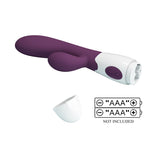 Party Up BEN Classic Vibe – Purple Silicone Dual Motor Rabbit Vibrator - VIBRATORS