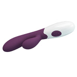 Party Up BEN Classic Vibe – Purple Silicone Dual Motor Rabbit Vibrator - VIBRATORS