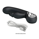 Party Up COLIN Rabbit Vibe - Black - VIBRATORS - Naughty by Nature Adult Store
