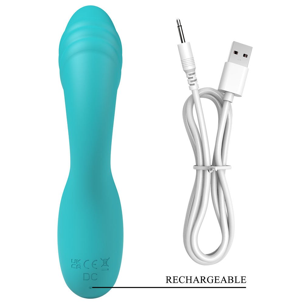 Party Up DALIDA - Teal Rabbit Vibrator - VIBRATORS